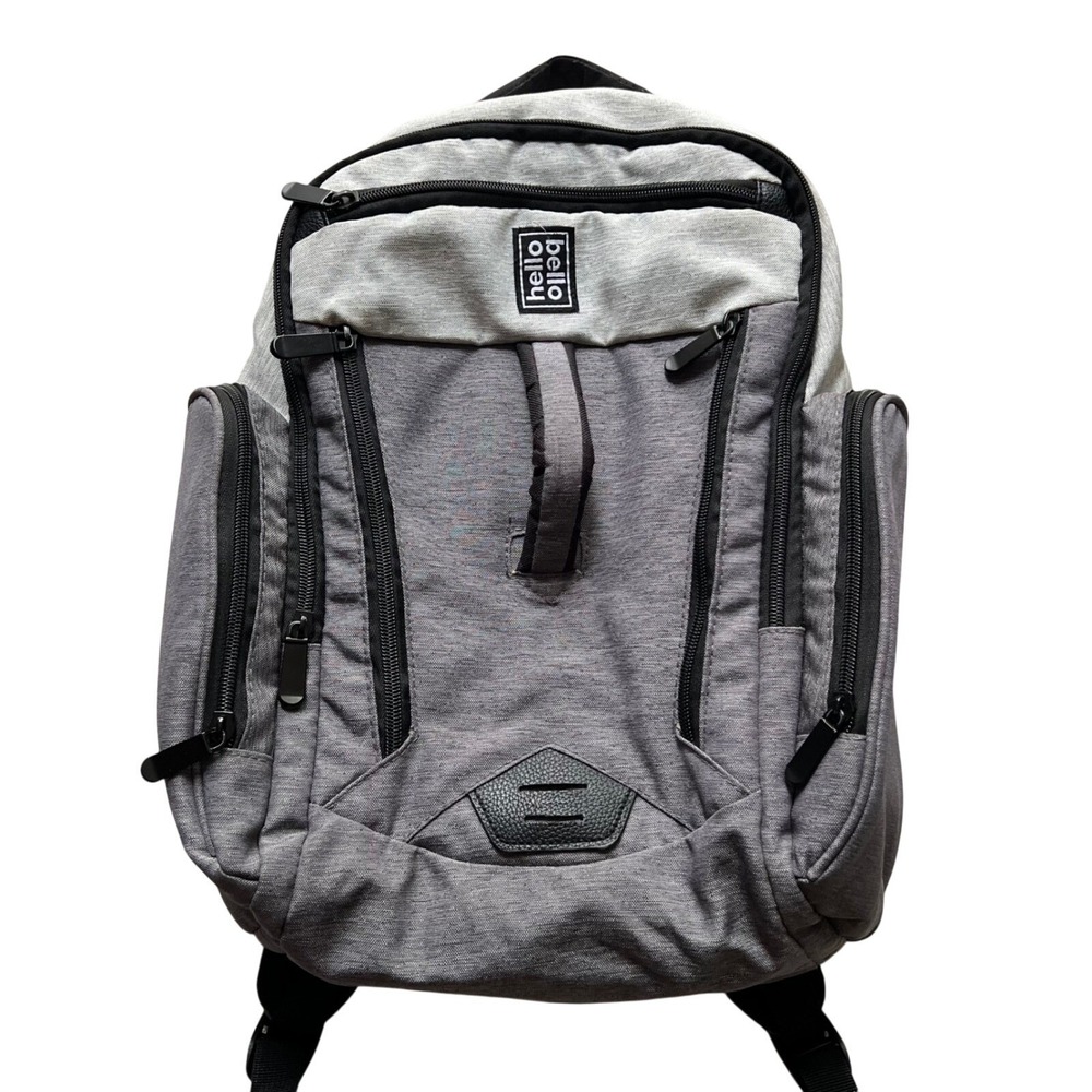 Hello Bello Diaper Bag Backpack‎ OS Gray Insulated Pocket Multi-Compartment